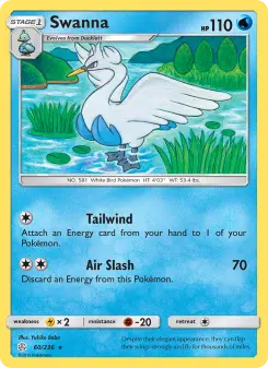 Pokémon-Karte Swanna 060/236