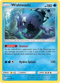 Pokémon-Karte Wishiwashi 062/236