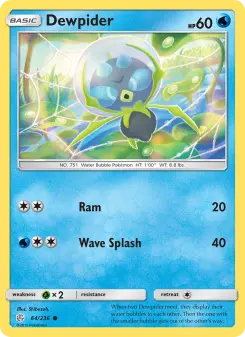 Pokémon-Karte Dewpider 064/236