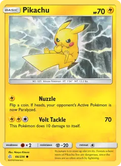 Pokémon-Karte Pikachu 066/236