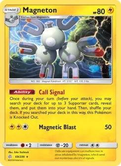 Pokémon-Karte Magneton 069/236