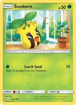 Pokémon-Karte Sunkern 007/236