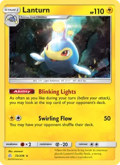 Pokémon-Karte Lanturn 072/236