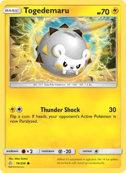 Pokémon-Karte Togedemaru 074/236