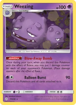Pokémon-Karte Weezing 077/236