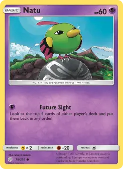 Pokémon-Karte Natu 078/236