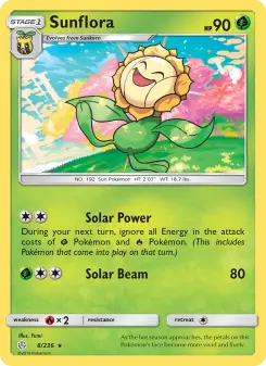 Pokémon-Karte Sunflora 008/236