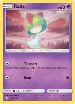 Pokémon-Karte Ralts 080/236