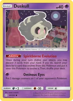 Pokémon-Karte Duskull 083/236