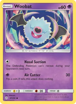 Pokémon-Karte Woobat 087/236
