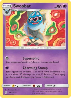 Pokémon-Karte Swoobat 088/236