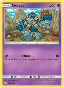 Pokémon-Karte Golett 089/236