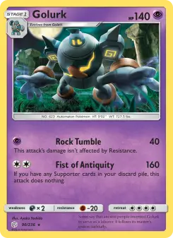 Pokémon-Karte Golurk 090/236