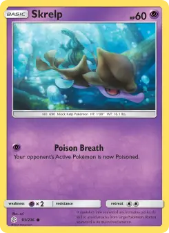 Pokémon-Karte Skrelp 091/236