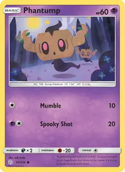 Pokémon-Karte Phantump 093/236