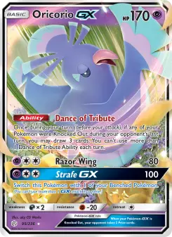 Pokémon-Karte Oricorio GX 095/236
