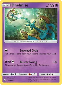 Pokémon-Karte Dhelmise 098/236