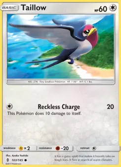 Pokémon-Karte Taillow 103/145