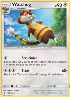 Pokémon-Karte Watchog 108/145