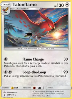 Pokémon-Karte Talonflame 111/145