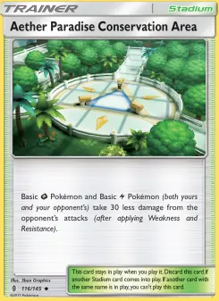 Pokémon-Karte Aether Paradise Conservation Area 116/145