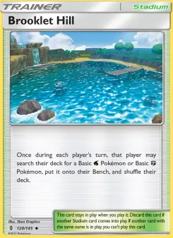 Pokémon-Karte Brooklet Hill 120/145