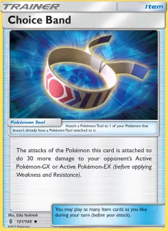 Pokémon-Karte Choice Band 121/145