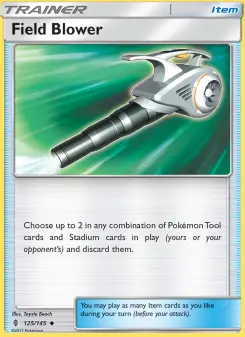 Pokémon-Karte Field Blower 125/145