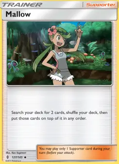Pokémon-Karte Mallow 127/145