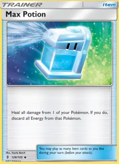 Pokémon-Karte Max Potion 128/145