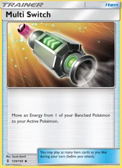 Pokémon-Karte Multi Switch 129/145