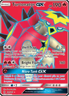 Pokémon-Karte Turtonator GX 131/145