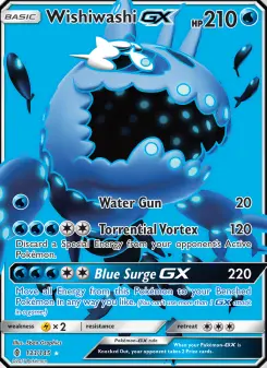 Pokémon-Karte Wishiwashi GX 133/145
