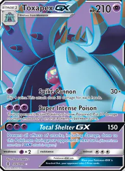 Pokémon-Karte Toxapex GX 136/145