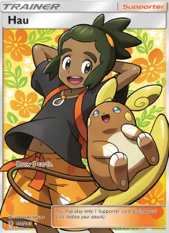 Pokémon-Karte Hau 144/145