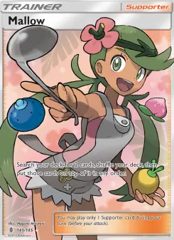 Pokémon-Karte Mallow 145/145