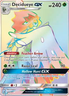 Pokémon-Karte Decidueye GX 146/145
