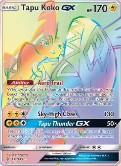 Pokémon-Karte Tapu Koko GX 153/145