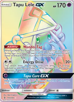 Pokémon-Karte Tapu Lele GX 155/145