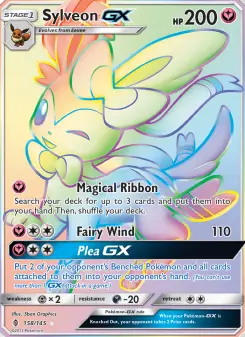 Pokémon-Karte Sylveon GX 158/145