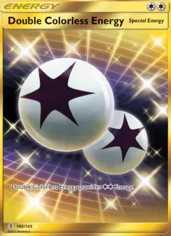 Pokémon-Karte Double Colorless Energy 166/145