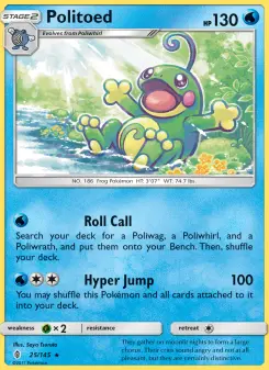 Pokémon-Karte Politoed 025/145