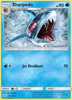 Pokémon-Karte Sharpedo 028/145