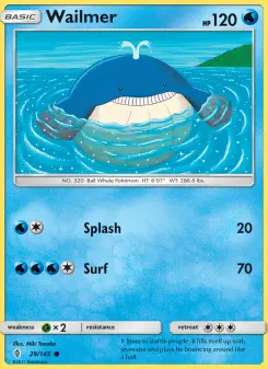 Pokémon-Karte Wailmer 029/145