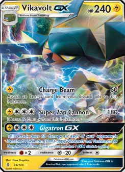 Pokémon-Karte Vikavolt GX 045/145