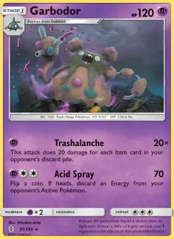 Pokémon-Karte Garbodor 051/145