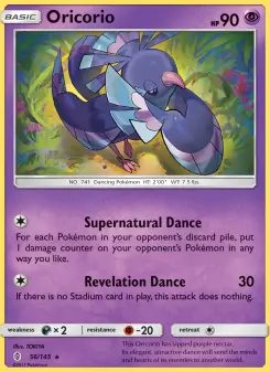 Pokémon-Karte Oricorio 056/145
