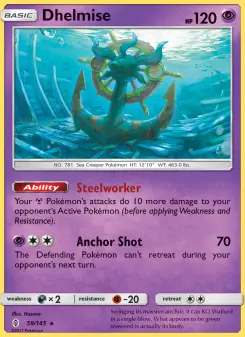 Pokémon-Karte Dhelmise 059/145