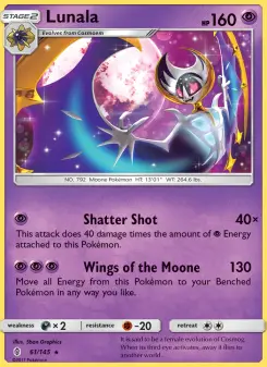 Pokémon-Karte Lunala 061/145