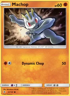 Pokémon-Karte Machop 063/145